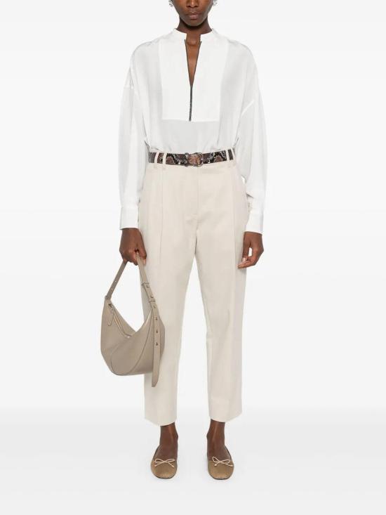 25FW 브루넬로 쿠치넬리 블라우스 MB993EA101C600 Beige - BRUNELLO CUCINELLI