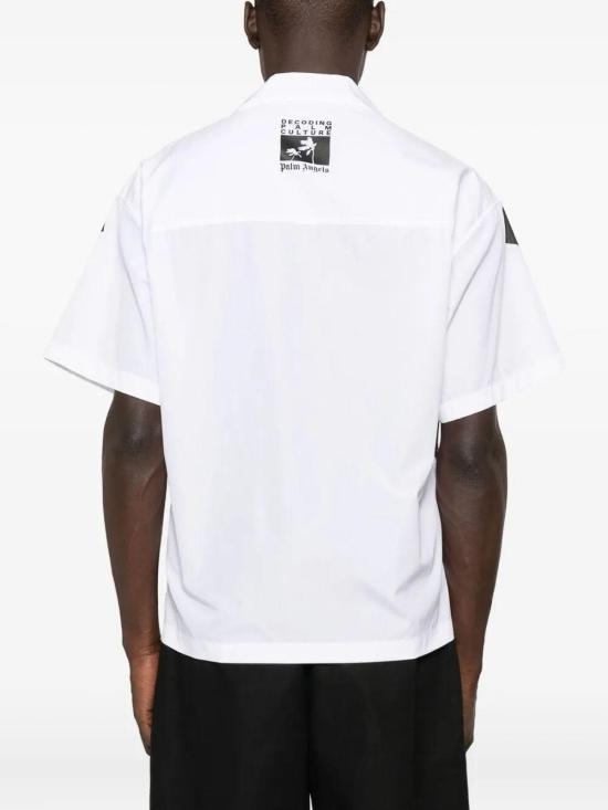  팜앤젤스 반팔 셔츠 PMGG00AF25FAB0020110 White - PALM ANGELS