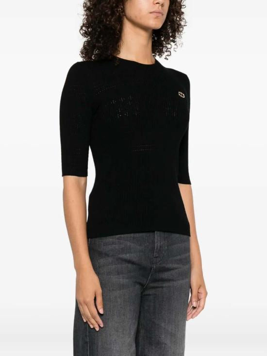 25FW 트윈셋 반팔 티셔츠 252TP324000006 Black - TWINSET