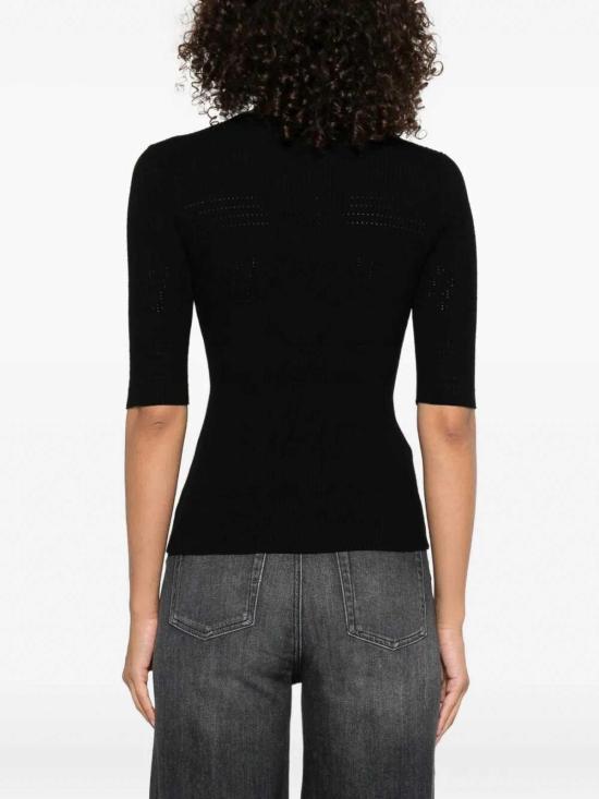 25FW 트윈셋 반팔 티셔츠 252TP324000006 Black - TWINSET