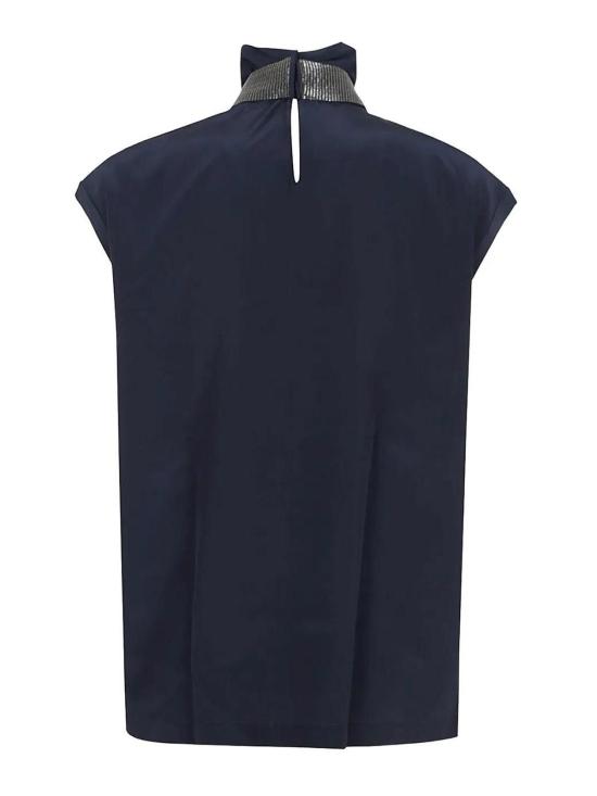 25FW 브루넬로 쿠치넬리 블라우스 MB993EK704C7186 Blue - BRUNELLO CUCINELLI