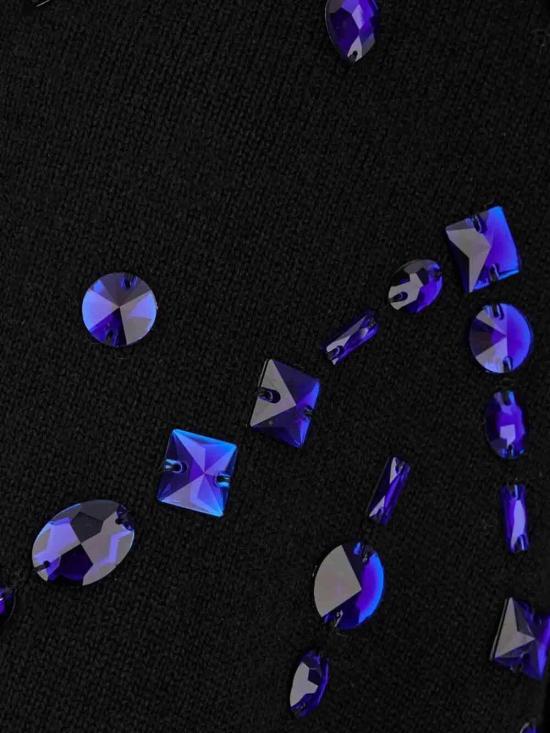 25FW 알베르타 페레티 가디건 93766010555 Black - ALBERTA FERRETTI