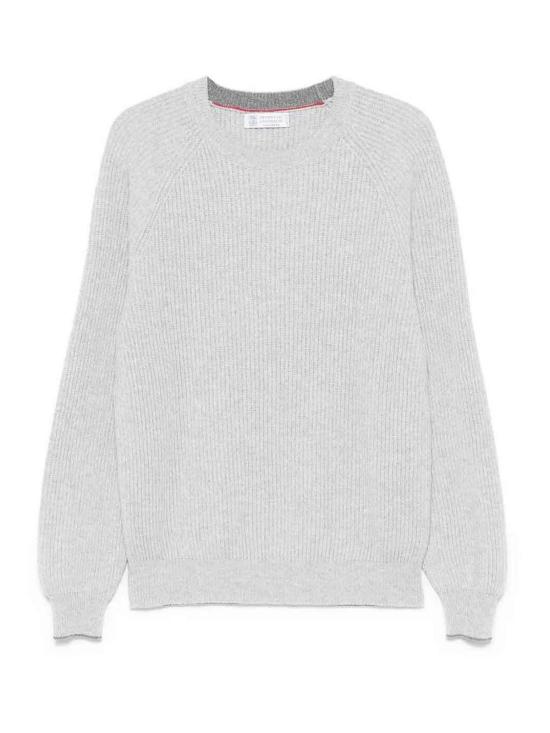 25FW 브루넬로 쿠치넬리 골지 니트 캐시미어 스웨터 M2274100CS170 Black