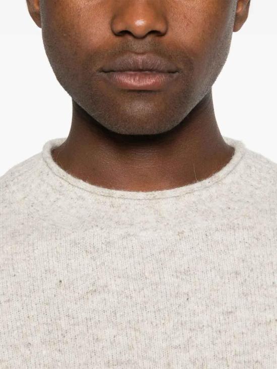 25FW 브루넬로 쿠치넬리 스페클 이펙트 스웨터 MOH709210CL073 Light Grey - BRUNELLO CUCINELLI