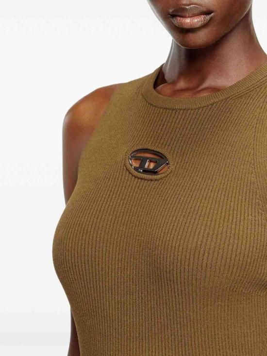  디젤 미디 스커트 A174490DLAX5FP Green - DIESEL