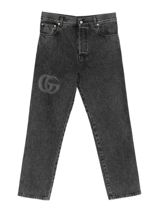  구찌 로고 슬림핏 데님 팬츠 로고 슬림핏  로고 슬림핏 데님  815642XDDCC1130 Grey