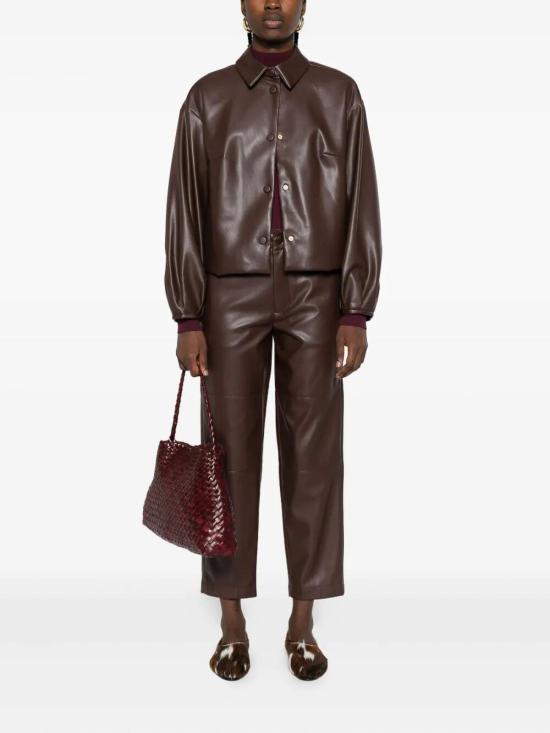  트윈셋 가죽 팬츠 252TP209100203 Camel - TWINSET