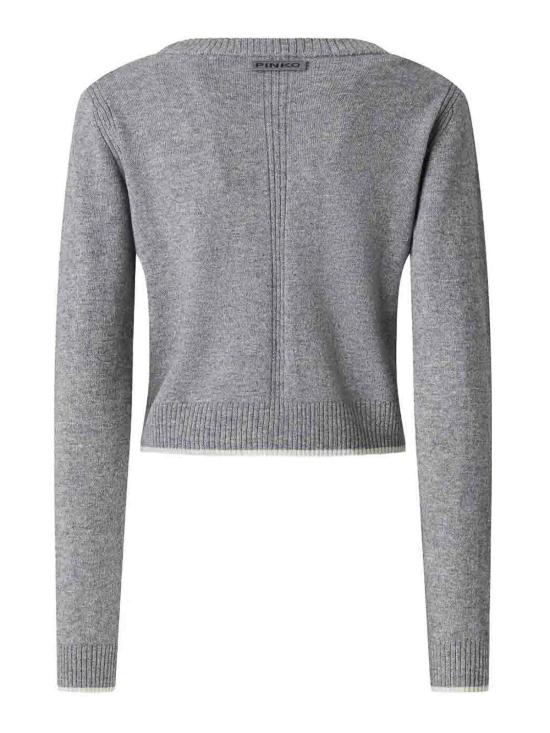  핑코 가디건 105447A2Q9II2 Grey - PINKO