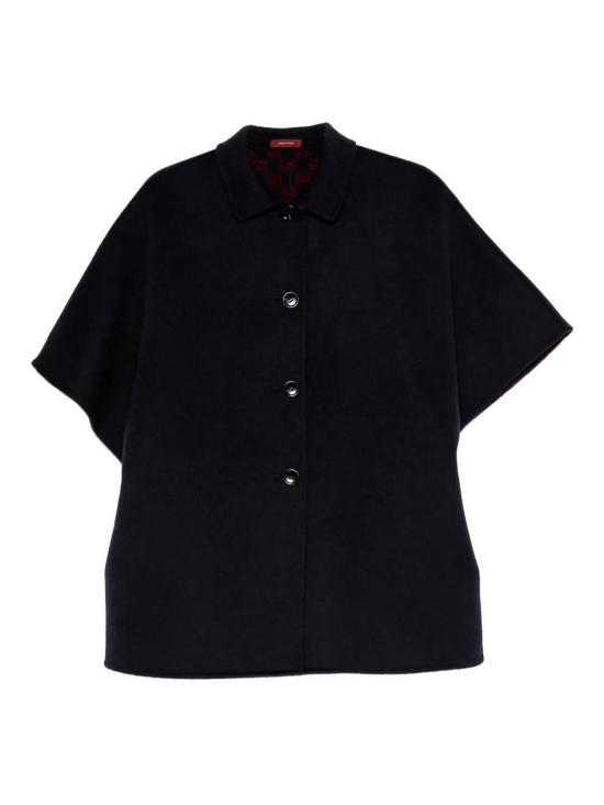  구찌 리버서블 GG 실크 울 코트 789960ZAQW04692 Blue