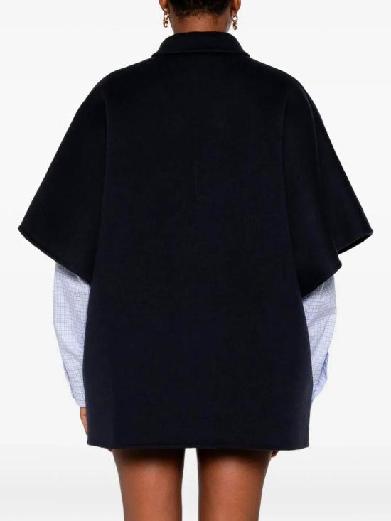  구찌 리버서블 GG 실크 울 코트 789960ZAQW04692 Blue - GUCCI