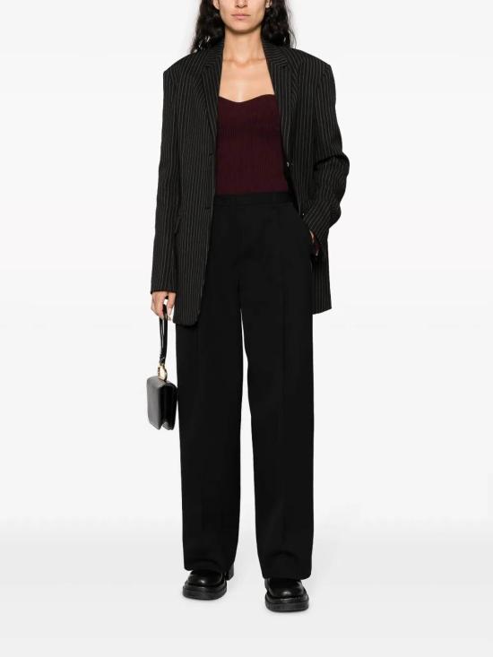 25FW 질샌더 스트레이트 팬츠 J02KA0196J40002001 Black - JIL SANDER
