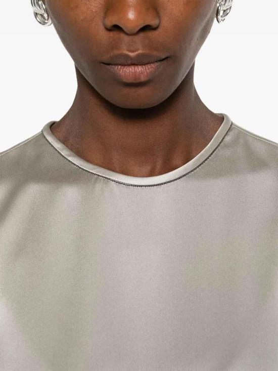  브루넬로 쿠치넬리 블라우스 M0C59DE310C4274 Beige - BRUNELLO CUCINELLI