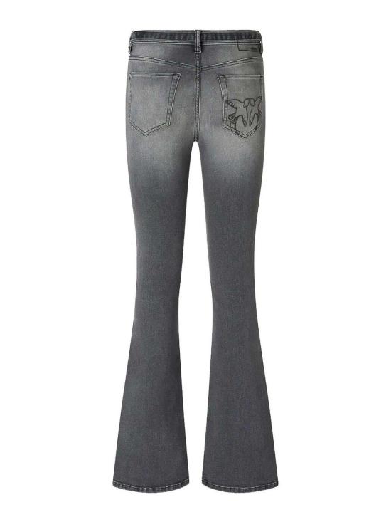 25FW 핑코 스트레이트 팬츠 100166A2S2PJ9 Grey - PINKO
