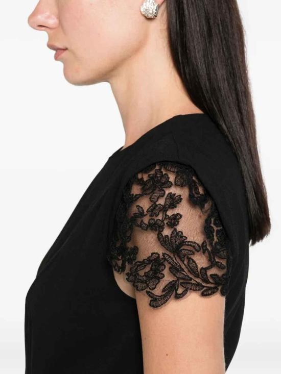 25FW 에르마노 설비노 미디 스커트 D472Q303WXW95708 Black - ERMANNO SCERVINO