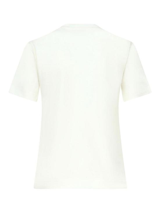25FW 버버리 크로스 스티치 EKD  코튼 여성 반팔티 8110955 White - BURBERRY
