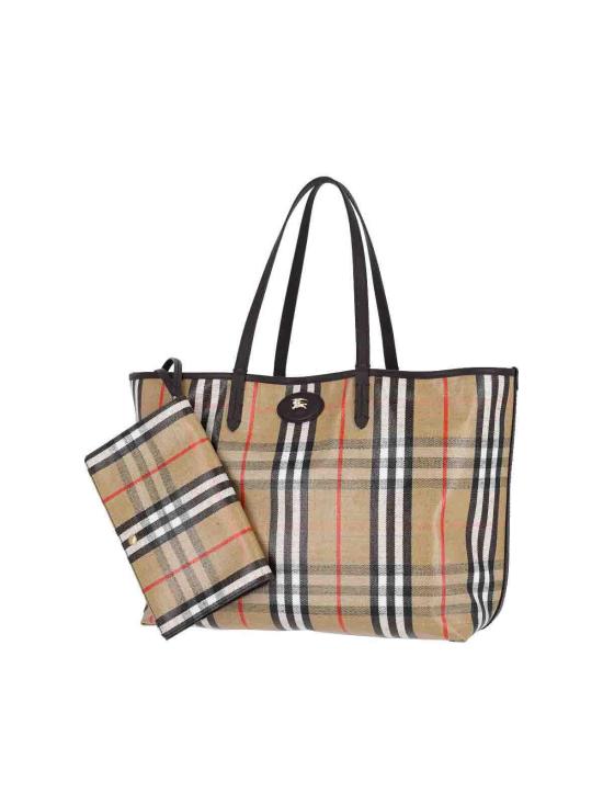 26SS 버버리 하이랜드 미디움 토트백 8112222 Beige - BURBERRY