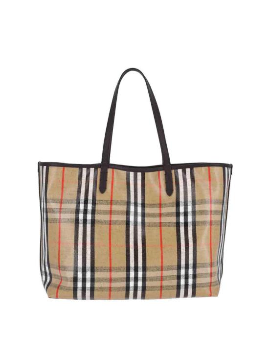 26SS 버버리 하이랜드 미디움 토트백 8112222 Beige - BURBERRY