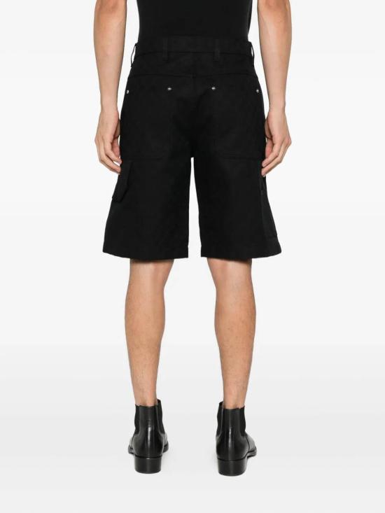  구찌 코튼 플랫 프론트 버뮤다 쇼츠 832377XDDCG1000 Black - GUCCI