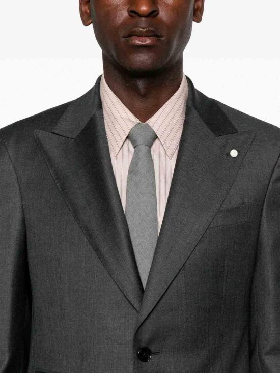  루이지 비안끼 수트 504023407GRIGIO Black - LUIGI BIANCHI