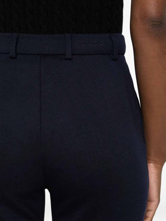 25FW 구찌 하이 웨이스트 앵클 랭스 슬림 핏 팬츠 836789ZAR2V4824 - GUCCI