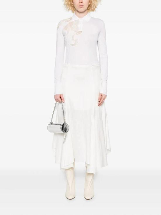 25FW 에르마노 설비노 터틀넥 D475M321APATL10602 White - ERMANNO SCERVINO