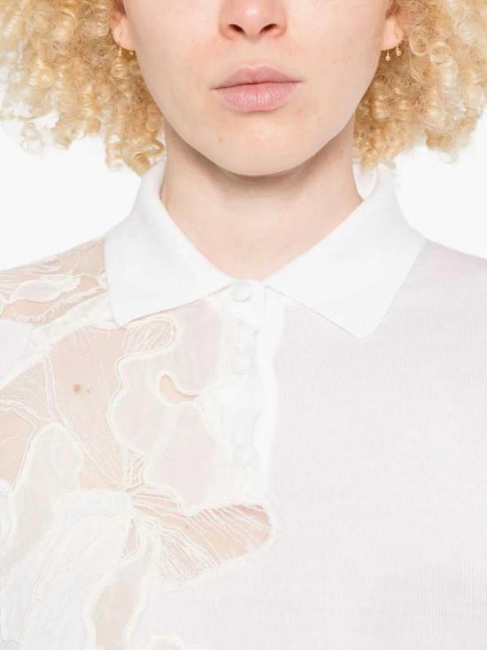 25FW 에르마노 설비노 터틀넥 D475M321APATL10602 White - ERMANNO SCERVINO