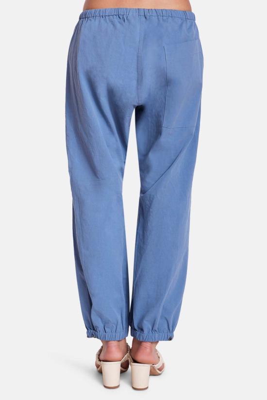  더 타일 클럽 스트레이트 팬츠 타일 클럽 저스틴 패러슈트 팬츠 스터드 블루 - THE TILE CLUB