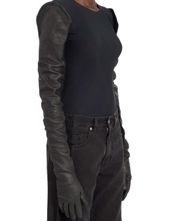 MM6 메종마르지엘라 장갑 Mm6 메종 마르지엘라 롱 레더 글러브 - MM6 MAISON MARGIELA