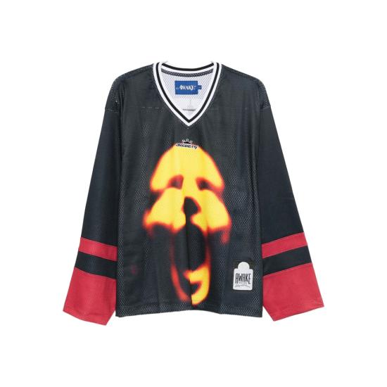 25FW 어웨이크 긴팔 티셔츠 TP005 BLACK