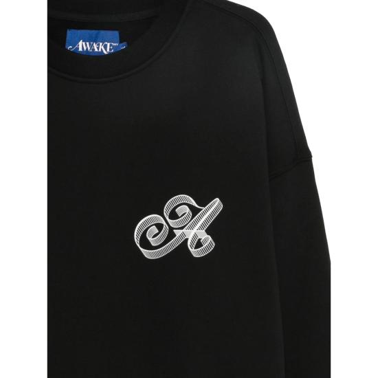 25FW 어웨이크 스웨터 CN001 BLACK - AWAKE