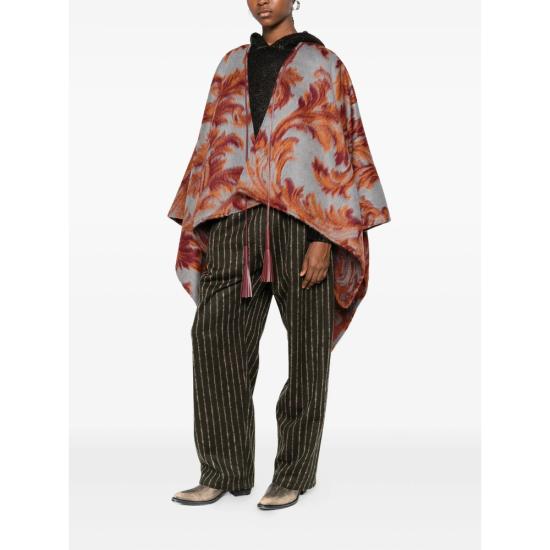 25FW 에트로 케이프 99TJB46 WRB0012 S9880 BLUE ORANGE - ETRO