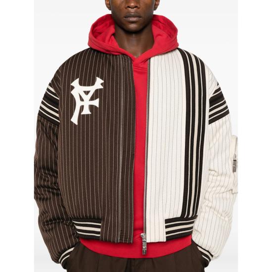 25FW 피디에프 봄버 자켓 DFM09003 TF129 NOWA BROWN WHITE - PDF