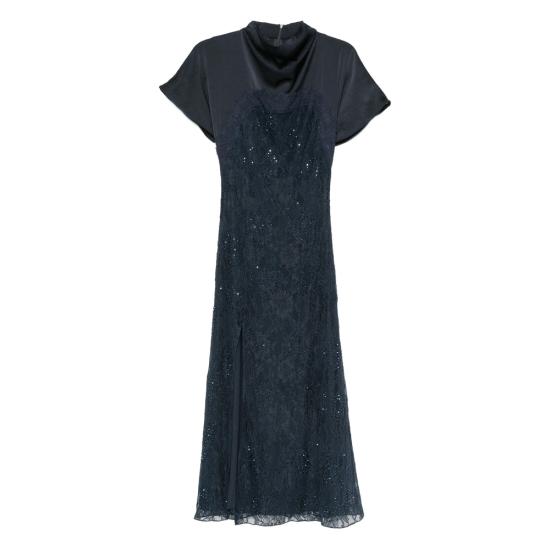 25FW 핑코 원피스 105499 A2XG G41 BLUE