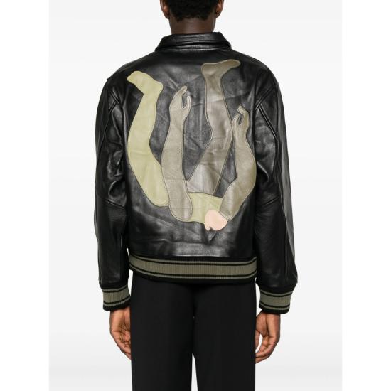 25FW 키드슈퍼 봄버 자켓 OW 36 FALLING BLACK - KIDSUPER