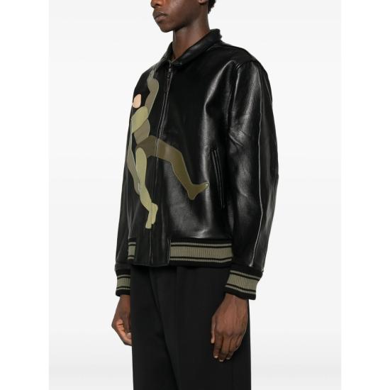 25FW 키드슈퍼 봄버 자켓 OW 36 FALLING BLACK - KIDSUPER