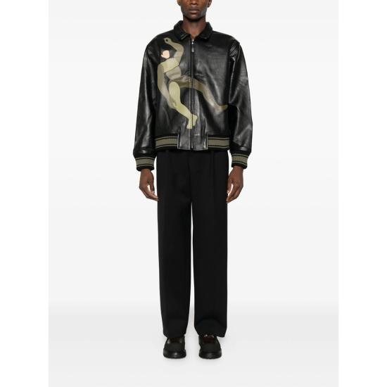 25FW 키드슈퍼 봄버 자켓 OW 36 FALLING BLACK - KIDSUPER