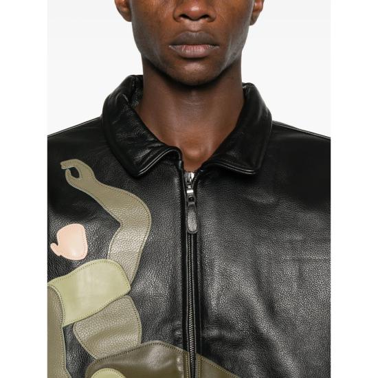 25FW 키드슈퍼 봄버 자켓 OW 36 FALLING BLACK - KIDSUPER