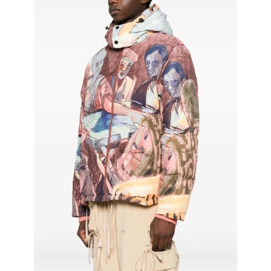 25FW 키드슈퍼 자켓 OW 09 DOMINO MULTI BROWN - KIDSUPER