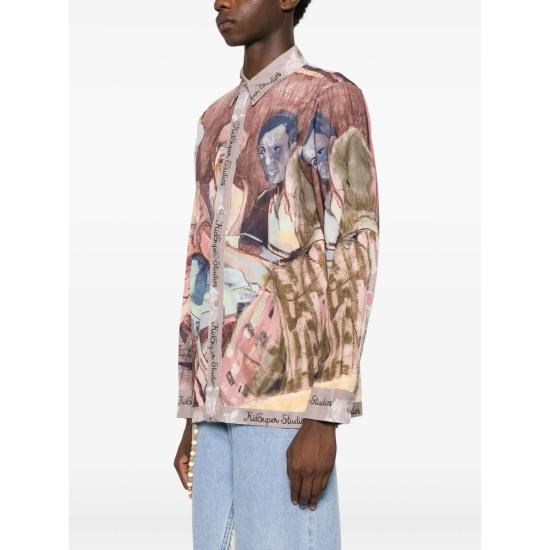 25FW 키드슈퍼 셔츠 LTP 01 DOMINOS MULTI - KIDSUPER