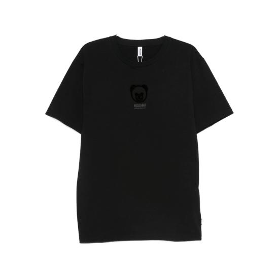 25FW 모스키노 반팔 티셔츠 4411 A0703 0555 BLACK