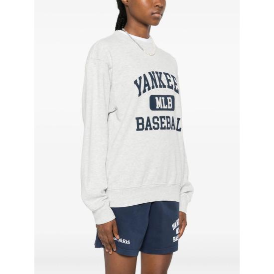 25FW 스포티앤리치 긴팔 티셔츠 ST071623660GY HEGRE GREY - SPORTY & RICH