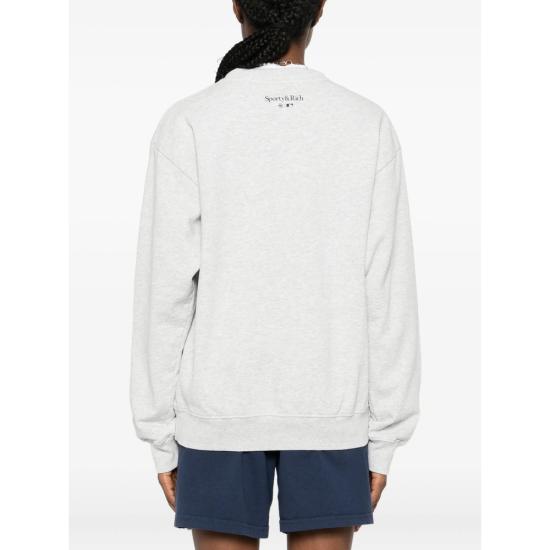 25FW 스포티앤리치 긴팔 티셔츠 ST071623660GY HEGRE GREY - SPORTY & RICH