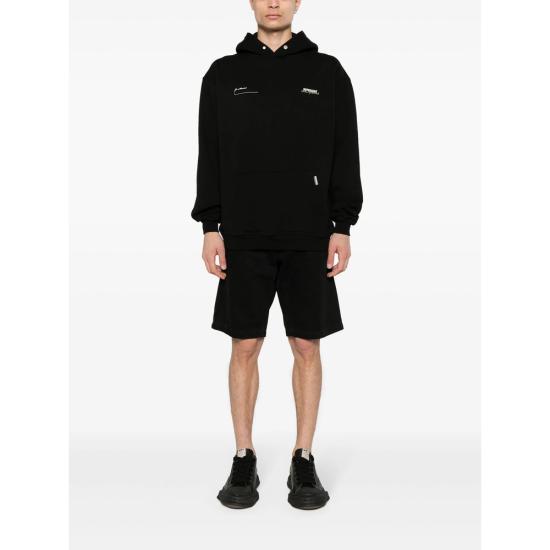 26SS 리프레젠트 후드 티셔츠 MLM4270 001 BLACK - REPRESENT