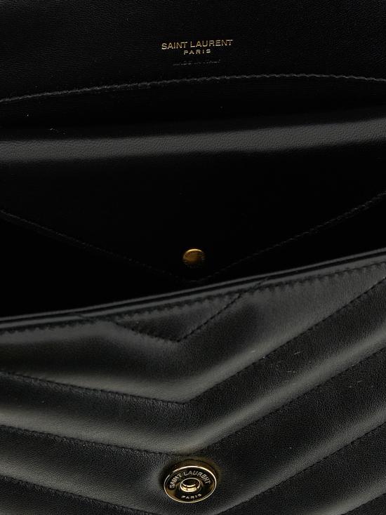 26SS 생로랑 숄더백 801439AAEAX1000 Black - SAINT LAURENT