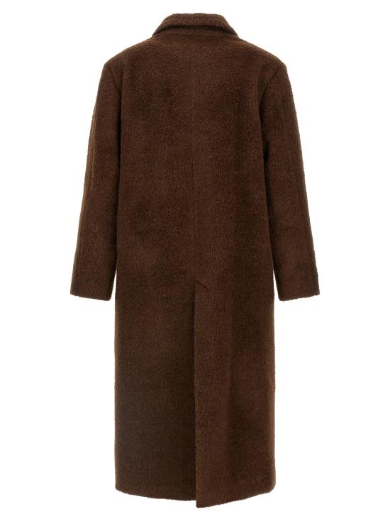 25FW 세퍼 트렌치 코트 MFW25ALOISBRUSHEDTAUPEALPACA Brown - SEFR