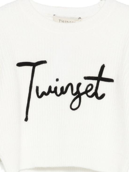25FW [키즈] 트윈셋 니트/스웻셔츠 252GB3040 00526 White - TWINSET