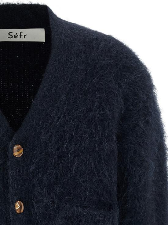 25FW 세퍼 가디건 MFW25LEENEPTUNEALPACA Blue - SEFR