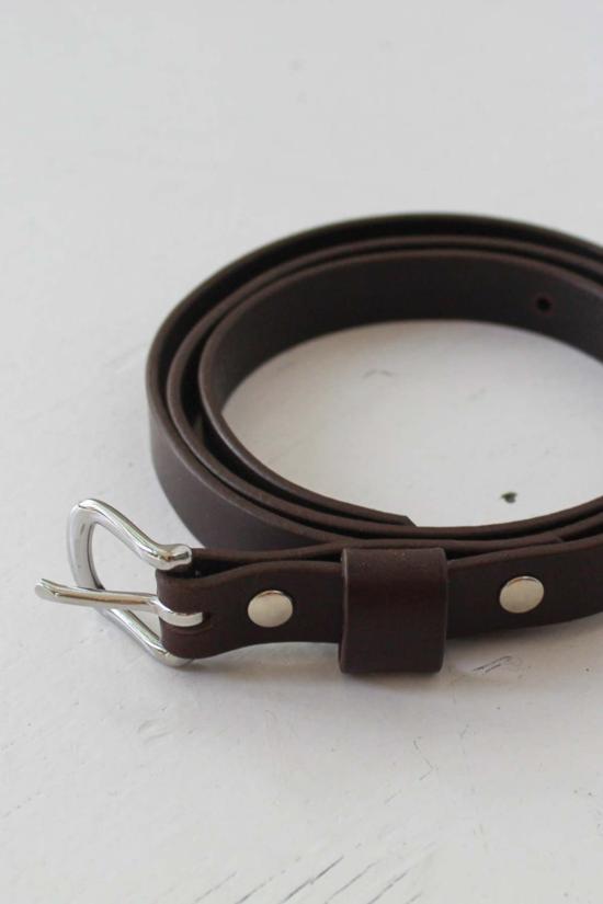  코울리 스튜디오 레귤러 벨트 콜리 스튜디오 얇은 가죽  초콜릿