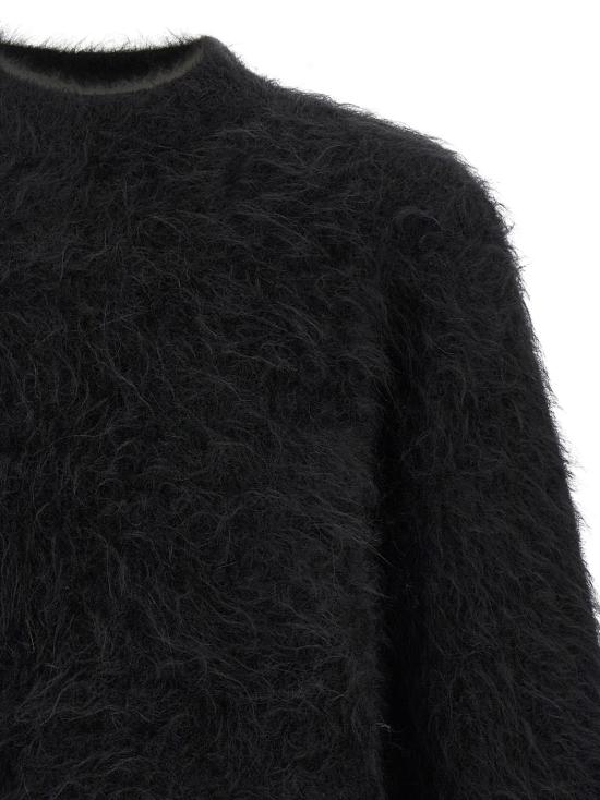 25FW 세퍼 가디건 MFW24HARUBLACKALPACA Black - SEFR