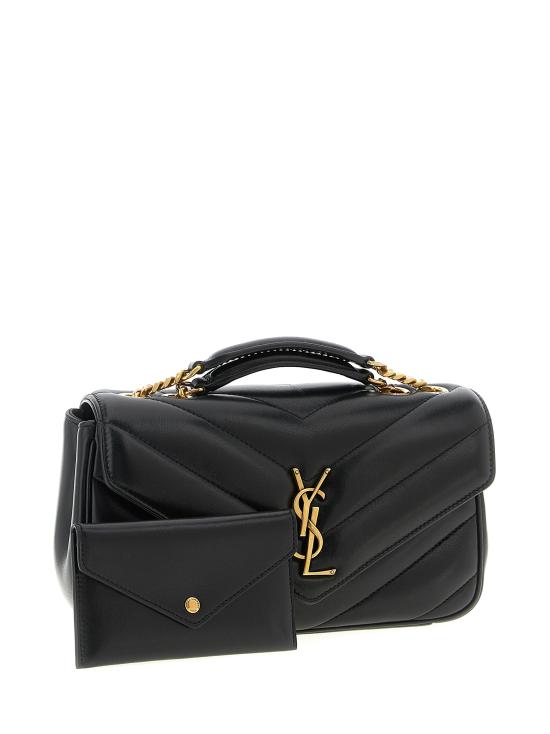 26FW 생로랑 루루 마틀라세 램스킨 스몰 숄더백 801437AAEAX1000 Black - SAINT LAURENT